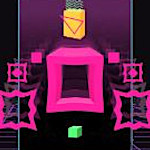 Big Neon Tower vs Tiny Square